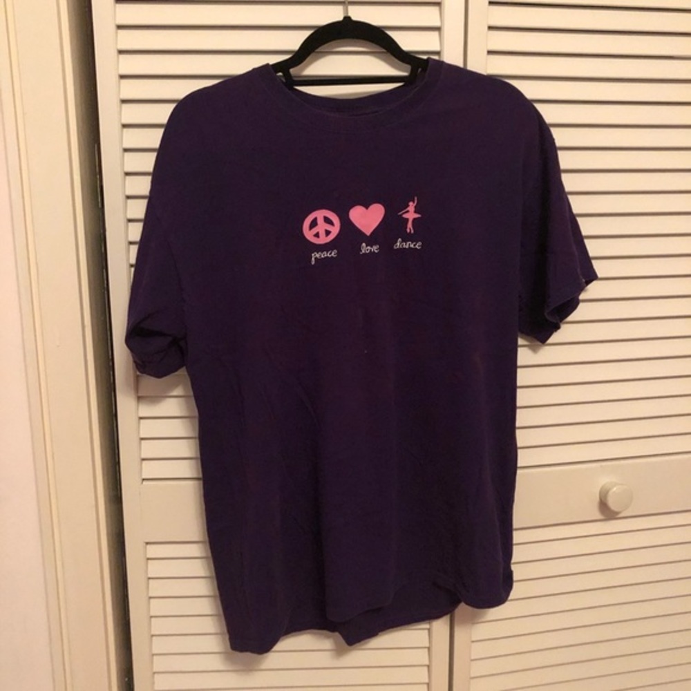 Gildan Purple Oversized T-shirt